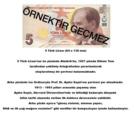 İşte yeni banknotlar