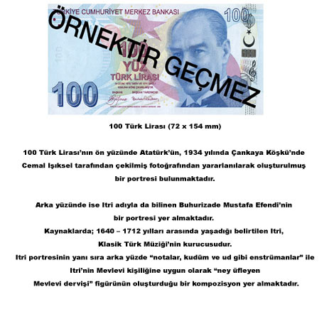İşte yeni banknotlar