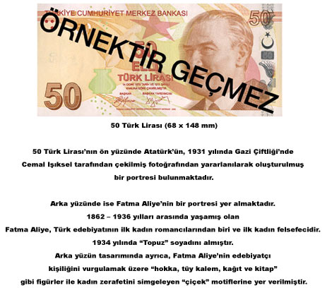 İşte yeni banknotlar