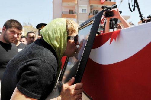 Jandarma Üsteğmen Ahmet Ozan Şarlak son yolculuğuna uğurlandı