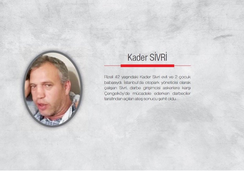 15 Temmuz şehitleri ve hikayeleri 