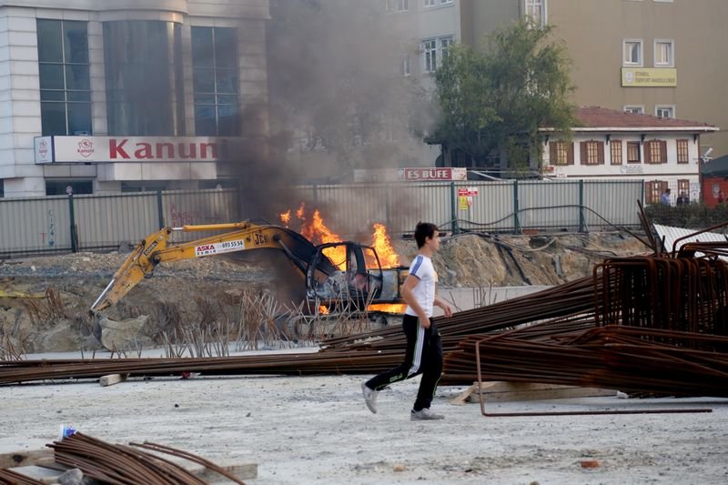 İstanbul'da Kobani eylemleri