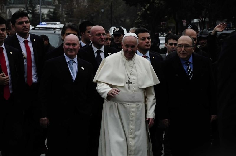 Papa Franciscus  Sultanahmet'te