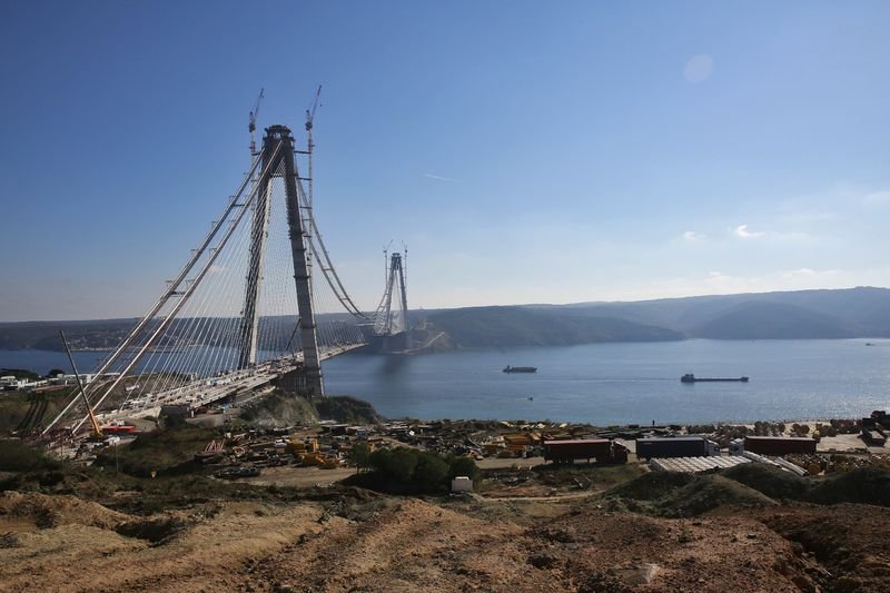 Üçüncü köprünün telleri rekor kırdı