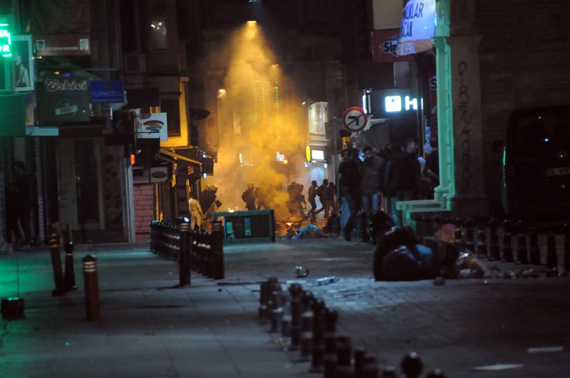 İstanbul'da Kobani eylemleri