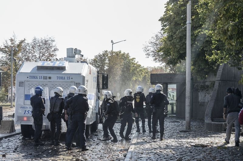 ODTÜ'de Kobani eylemi