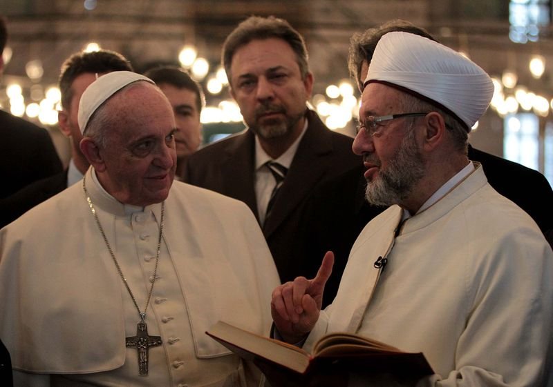 Papa Franciscus  Sultanahmet'te