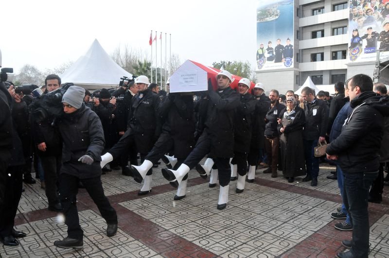 Şehit polis Kenan Kumaş için tören düzenlendi