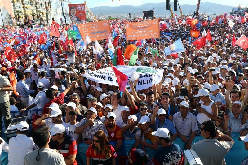 Başbakan Davutoğlu'nun İzmir mitingi