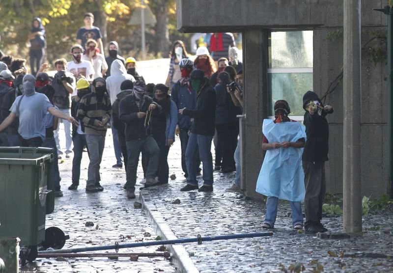 ODTÜ'de Kobani eylemi