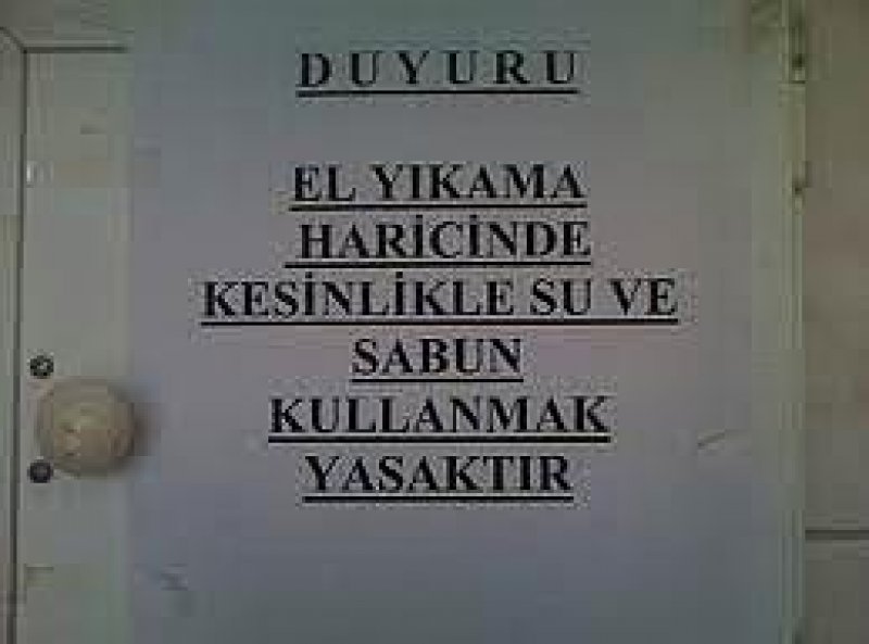 Akıllara zarar yasak tabelalar