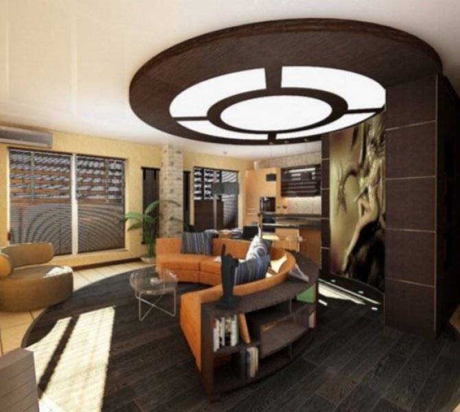 En modern tavan dekorasyonları