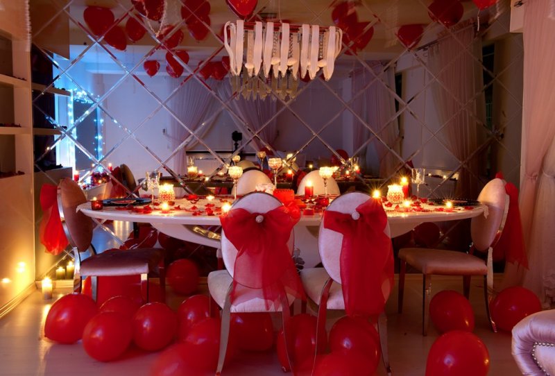 Sevgililer Günü'ne özel dekorasyon örnekleri 