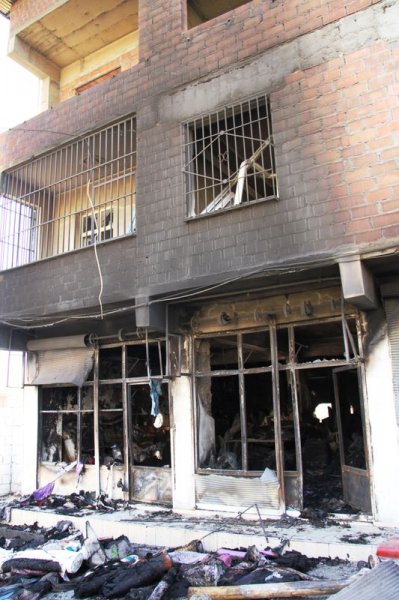 Diyarbakır Silvan savaş alalına döndü