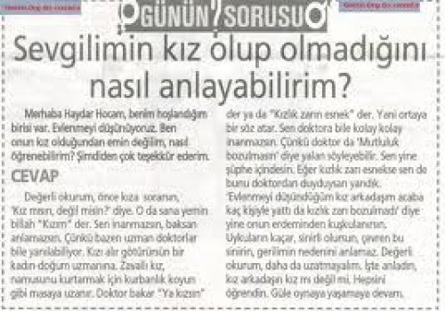 Haydar Dümen'e gelen ilginç sorular