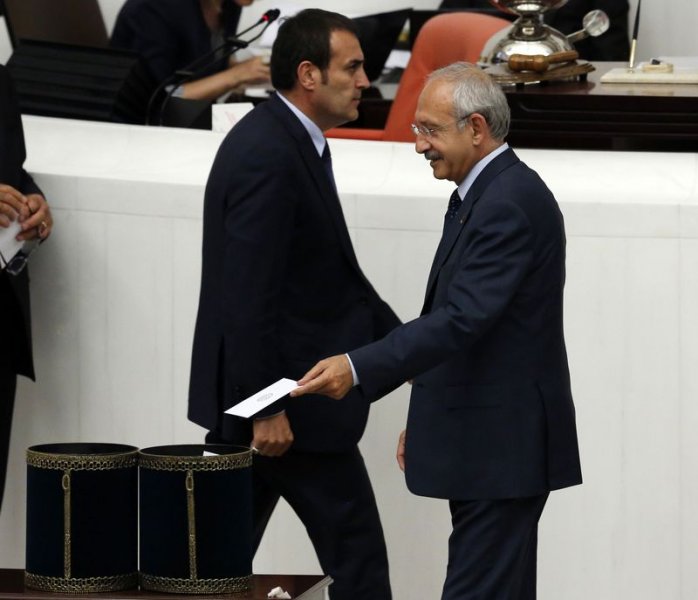 Meclis Başkanlığı oylamasından kareler