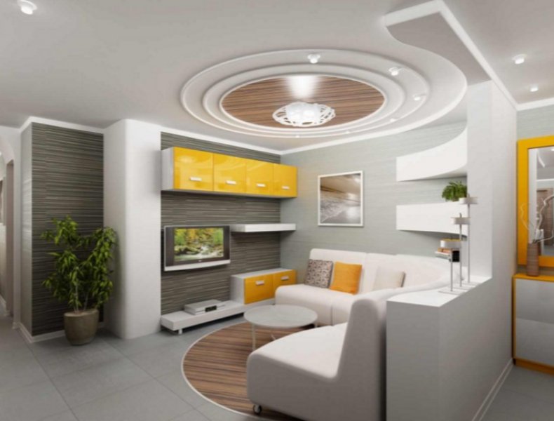 En modern tavan dekorasyonları