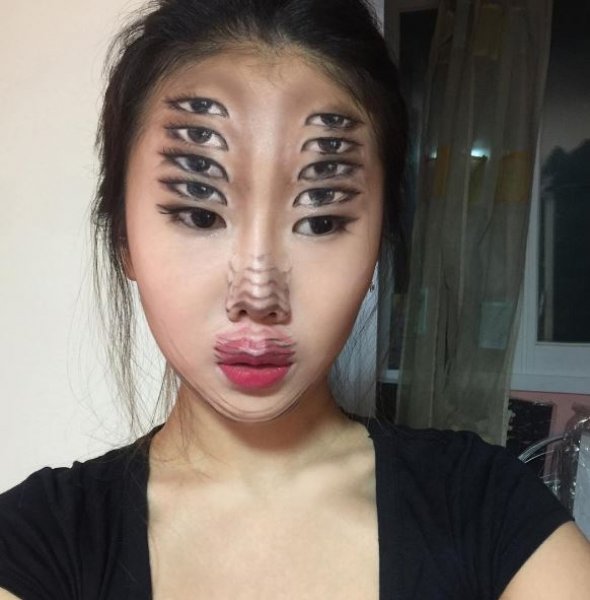 Makyaj sanatçısından muhteşem illüzyonlar