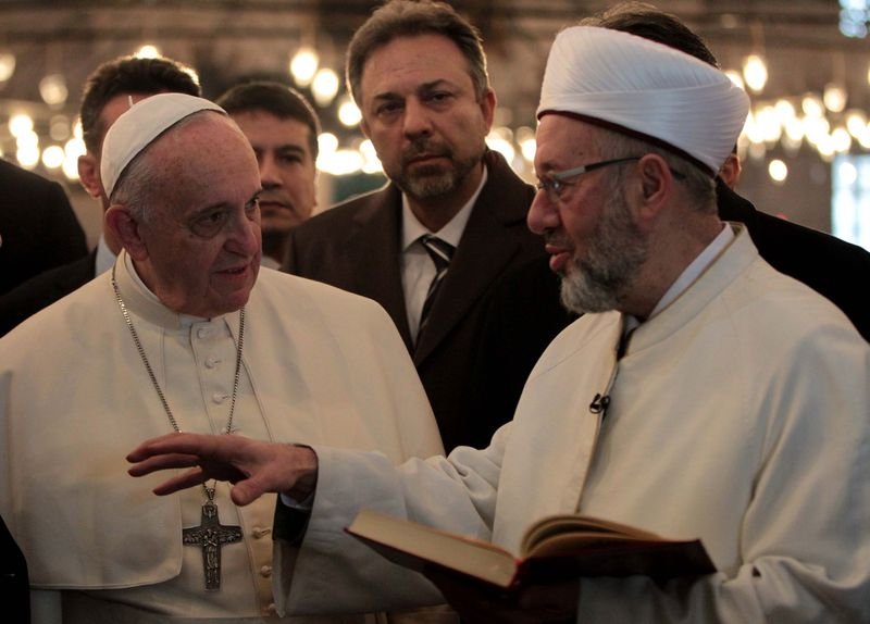 Papa Franciscus  Sultanahmet'te