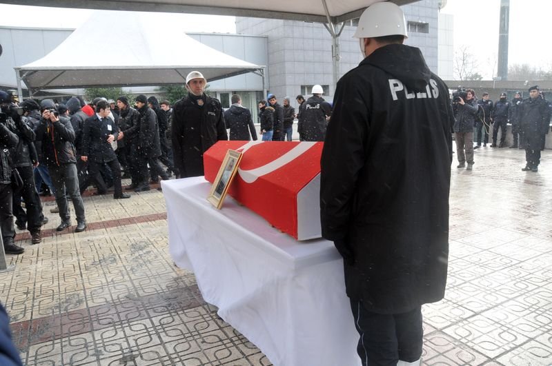 Şehit polis Kenan Kumaş için tören düzenlendi