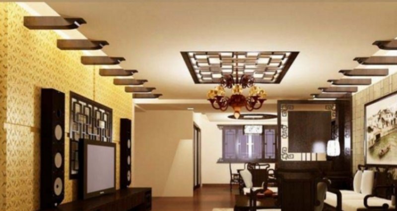 En modern tavan dekorasyonları