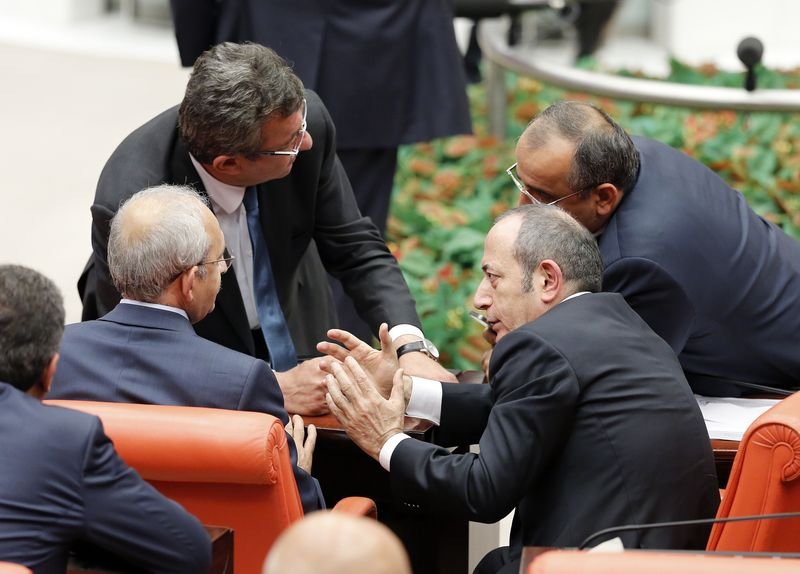 Meclis Başkanlığı oylamasından kareler