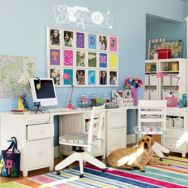 Birbirinden renkli hobi odası tasarımları 