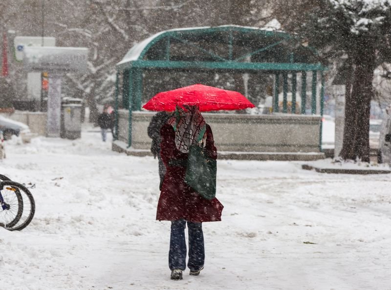 Ankara'da yoğun kar yağışı 