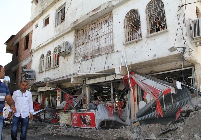 Diyarbakır Silvan savaş alalına döndü