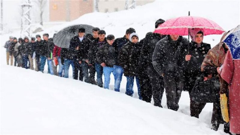 Doğu'da kar yağışı etkili oldu