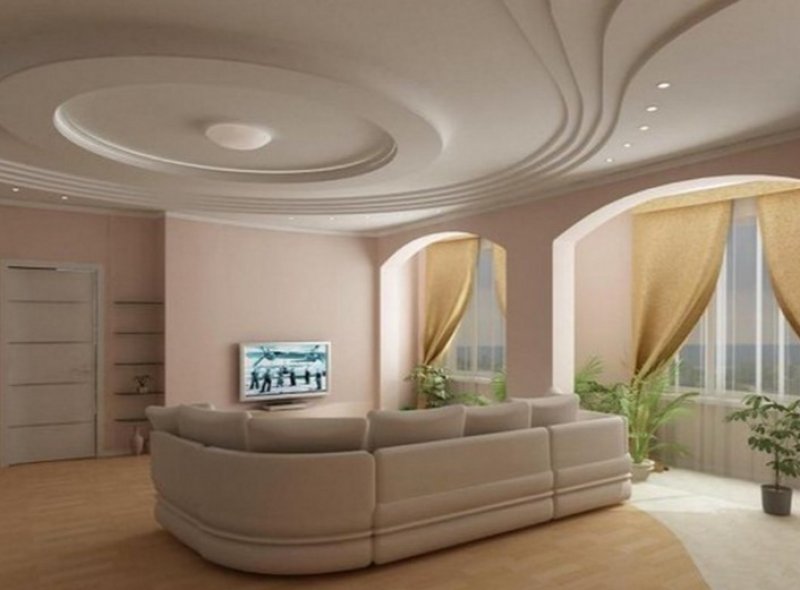 En modern tavan dekorasyonları