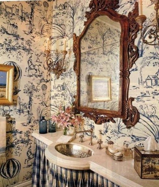 Banyo dekorasyonda yeni trend duvar kağıtları