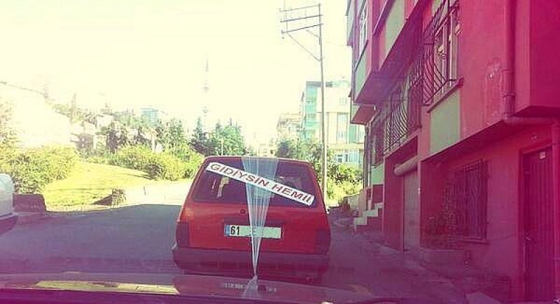 İlginç gelin arabası yazıları 