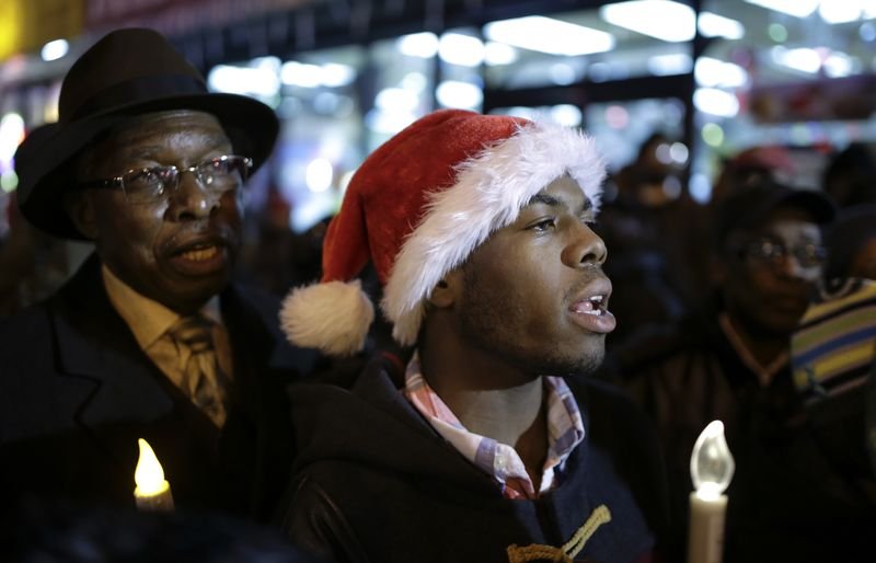 ABD'de öldürülen polis memurları için anma töreni