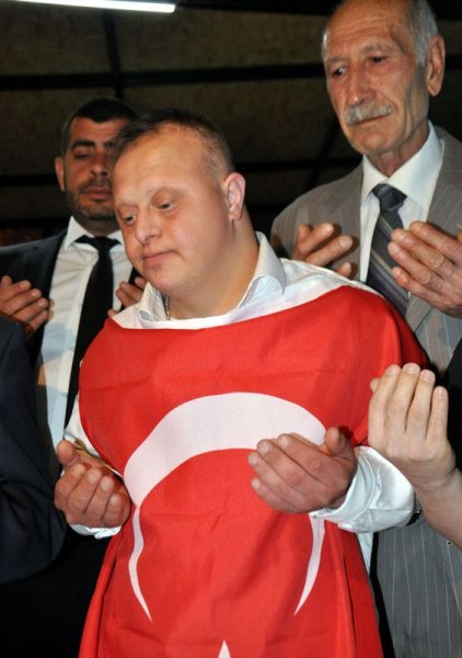 Ankara'da 96 engelli genç temsili asker oldu