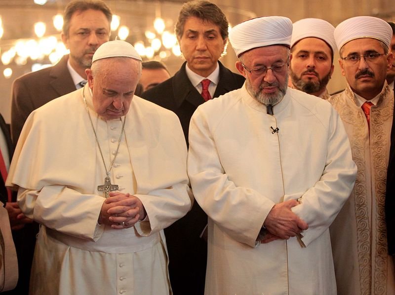 Papa Franciscus  Sultanahmet'te