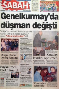 15 yıl önceki 28 Şubat manşetleri