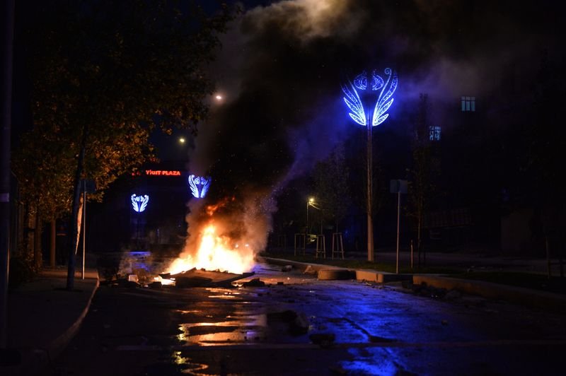 İstanbul'da Kobani eylemleri