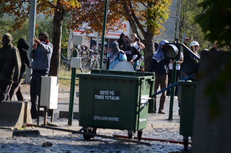 ODTÜ'de Kobani eylemi