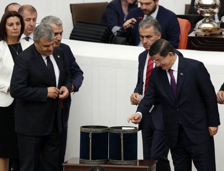 Meclis Başkanlığı oylamasından kareler