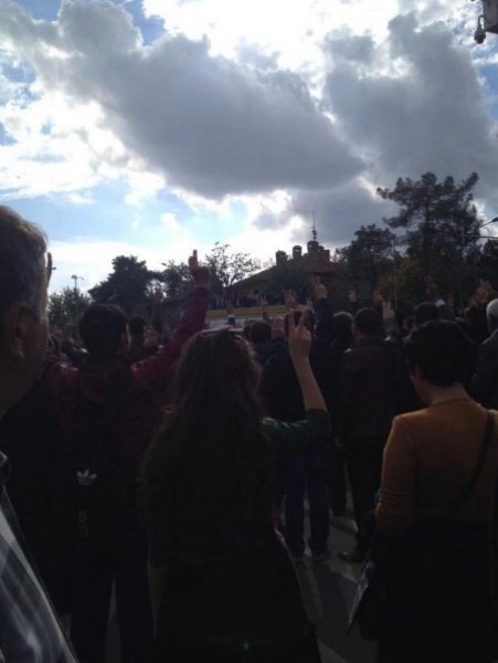 HDP'nin çağrısıyla Kobani'ye destek için toplandılar