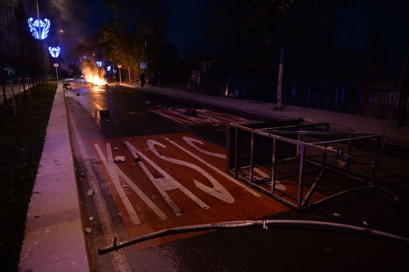 İstanbul'da Kobani eylemleri