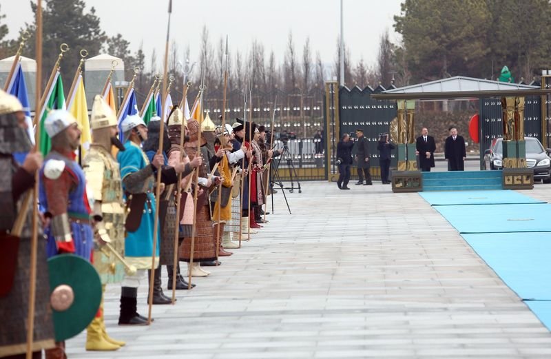 Cumhurbaşkanı Erdoğan Aliyev'i ağırladı