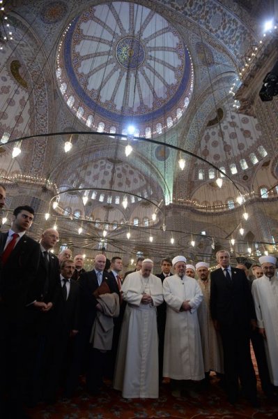 Papa Franciscus  Sultanahmet'te