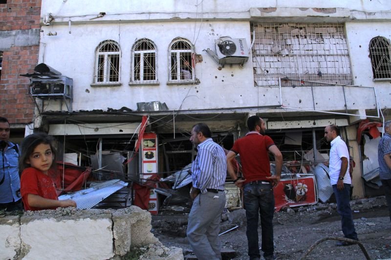 Diyarbakır Silvan savaş alalına döndü