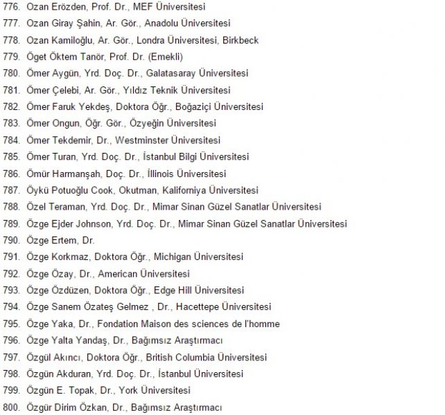 1100 akademisyen askeri polisi katliamla suçladı