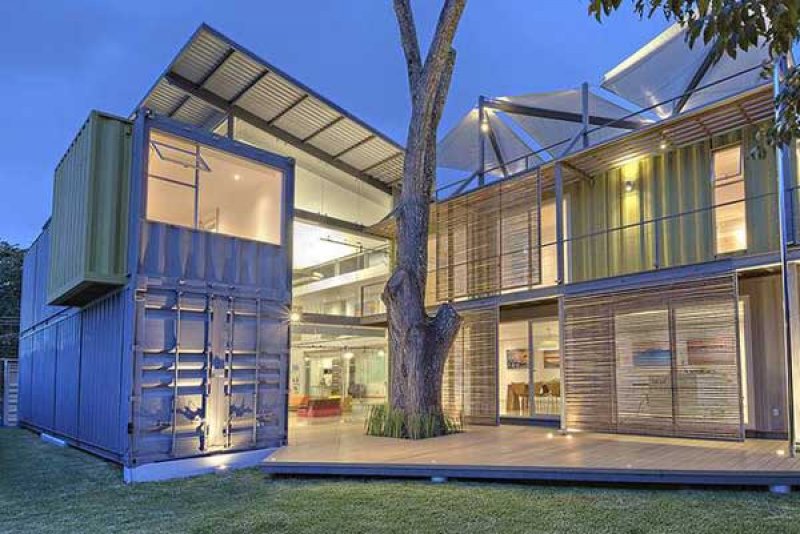 Muhteşem dekorasyonlarıyla konteyner evler 
