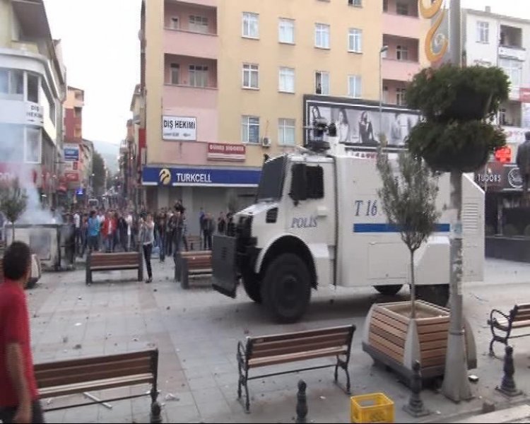 İstanbul'da Kobani eylemleri