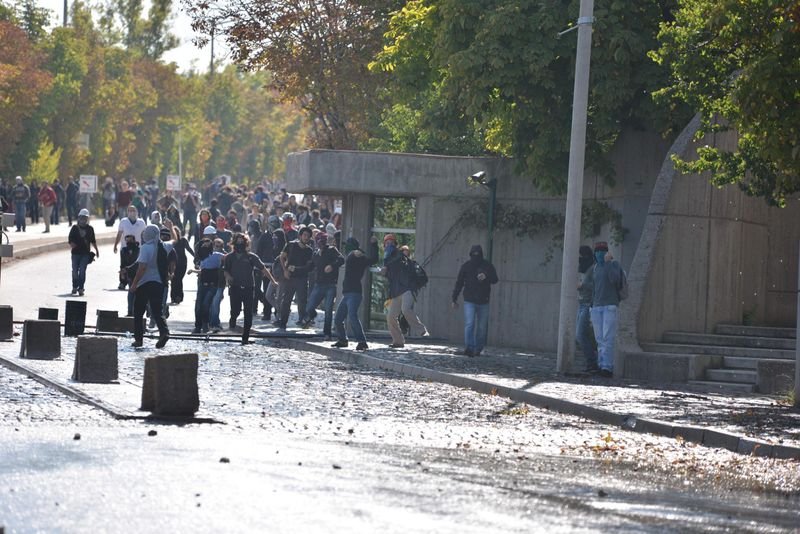 ODTÜ'de Kobani eylemi