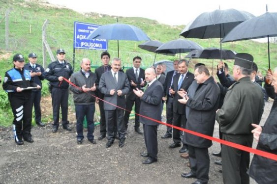 Edirne'de kurbanlı poligon açılışı